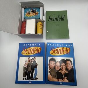 Seinfeld Promotional Gift Box w/ DVD Seasons & Novelty Inserts — Very Good